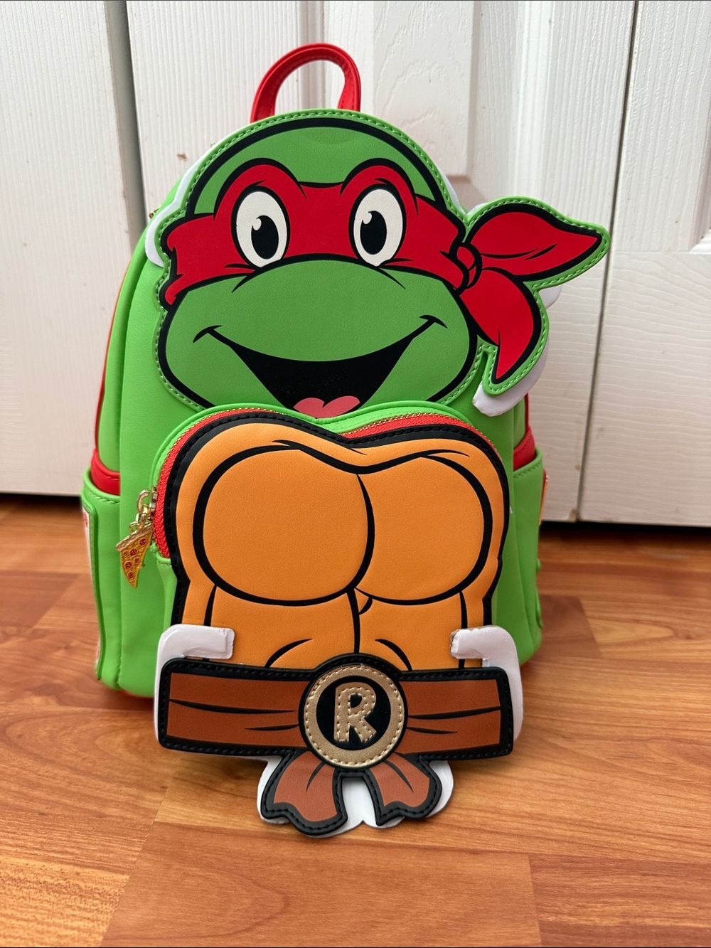 NWT Loungefly Teenage Mutant Ninja Turtles Raphael Mini Backpack | Nickelodeon
